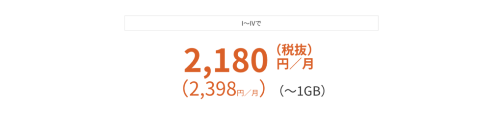 スマホミニプラン＋ 5G／4G
