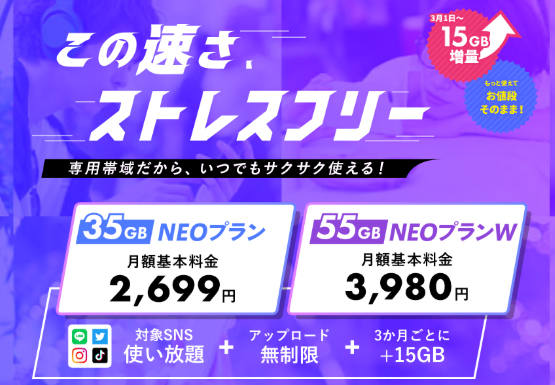 NUROモバイル NEOプラン