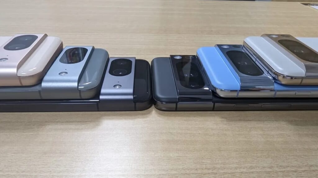 左：Pixel 8/右：Pixel 8 Pro