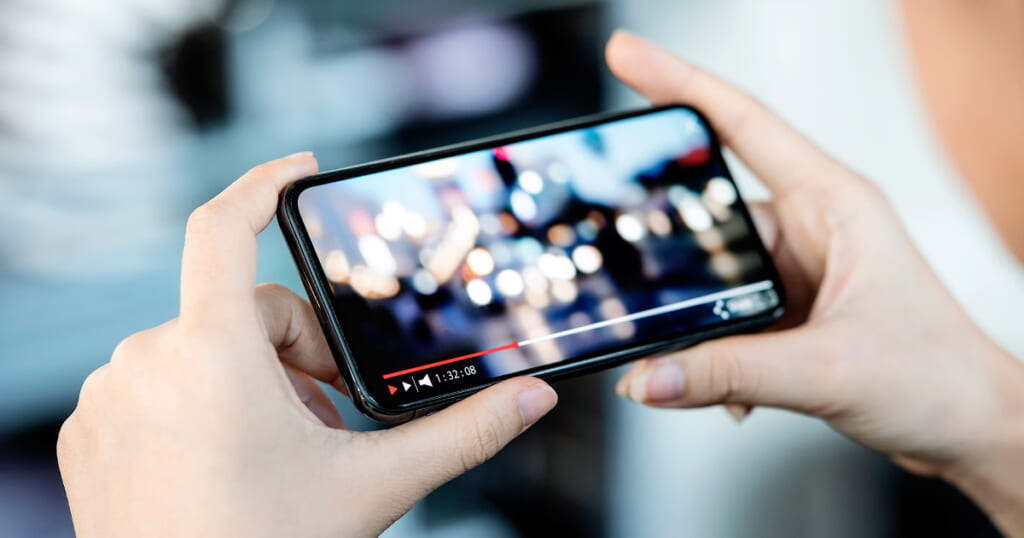 スマホで動画