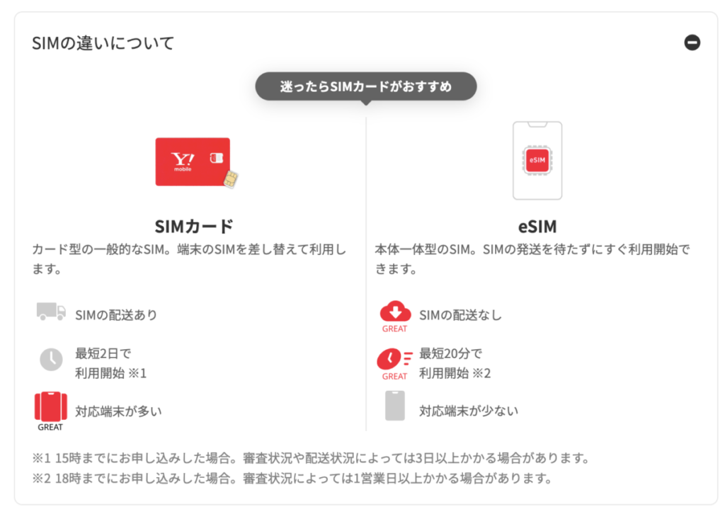 ワイモバイルオンラインストア