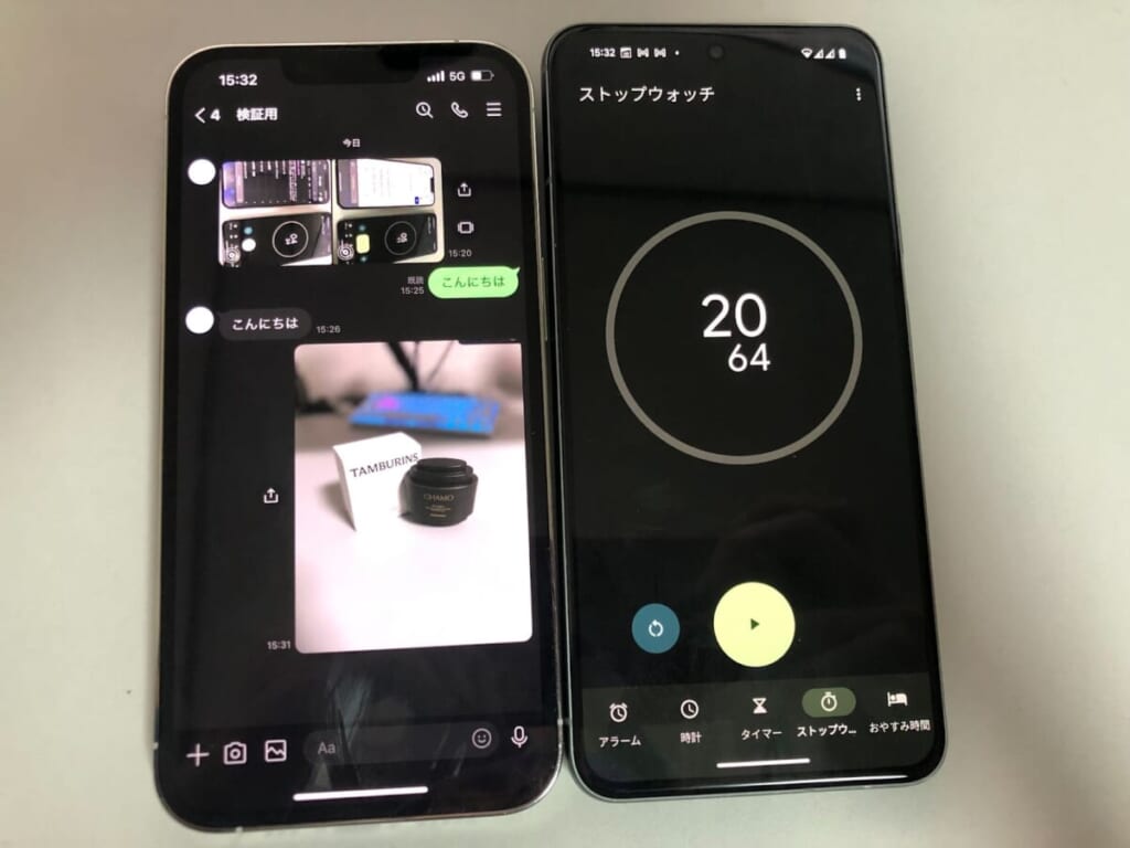 povo2.0の128Kbpsで1枚の写真を送る