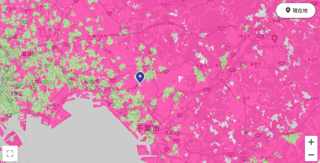 楽天モバイルエリア