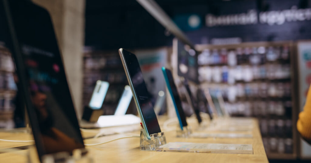 スマホ展示