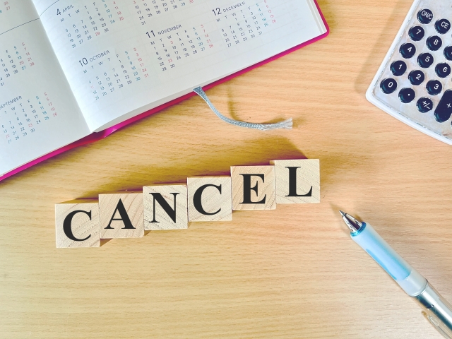 キャンセル