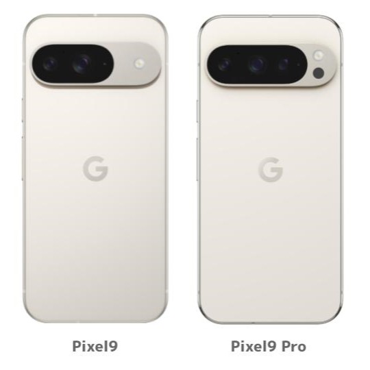 Google Pixel 9とPixel 9 Proのデザイン違い比較