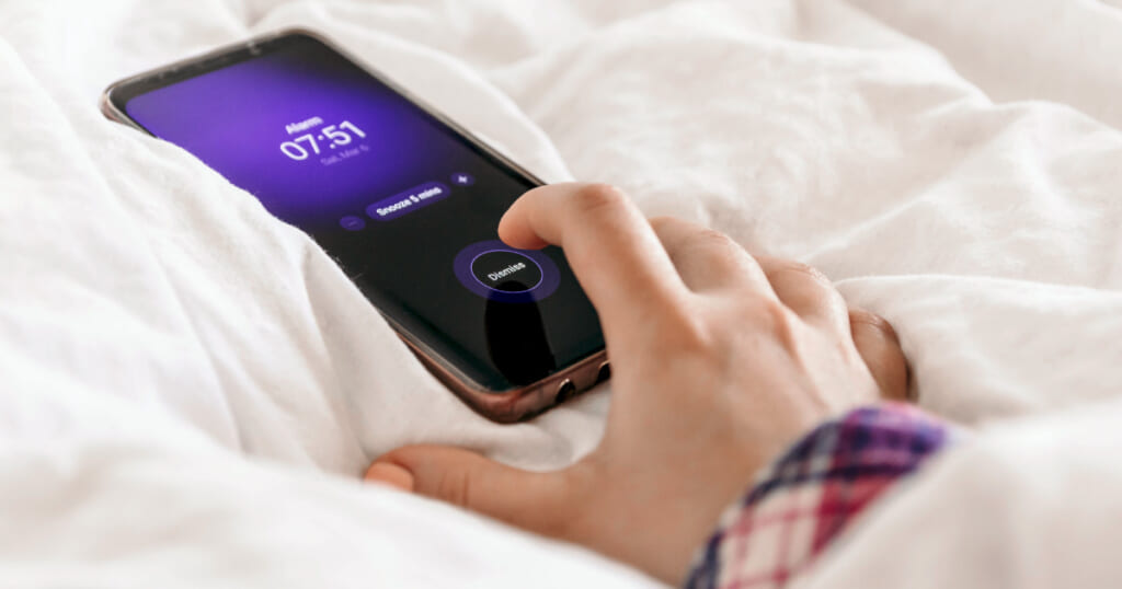 スマホ 目覚まし時計