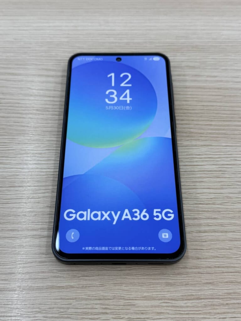 Galaxy A36 5Gの実機写真