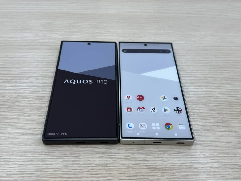 AQUOS R10の実機写真