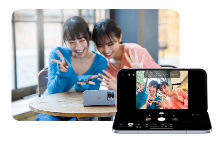 Google Pixel 10 Pro Foldのテーブルトップモード