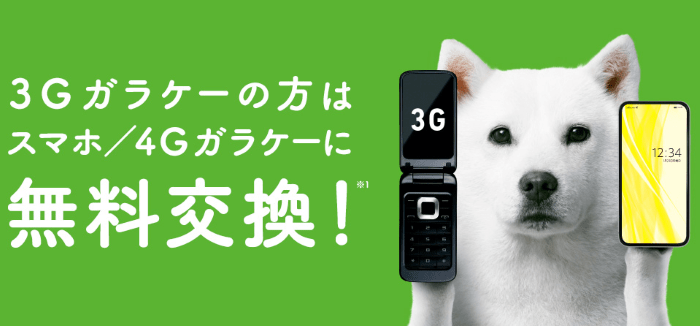 3G買い替えキャンペーン