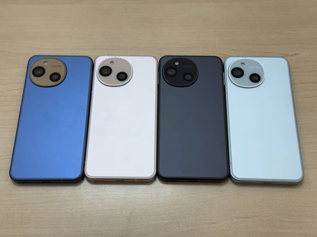 AQUOS sense10のカラー、デザイン