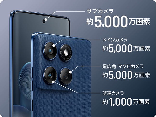 motorola edge 60のカメラ性能